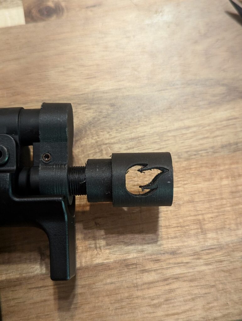 Airsoft Custom Flash Hider "Flame"